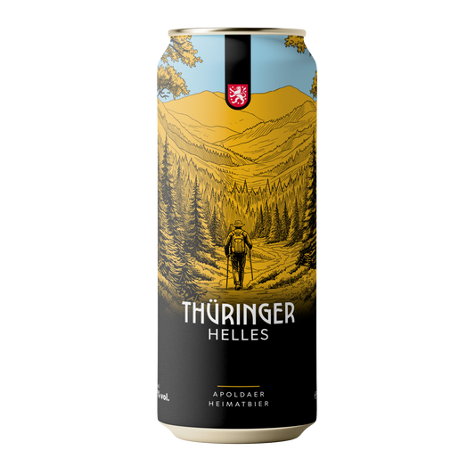 „Thüringer Helles“ 0,5 l Dose - 24er Tray