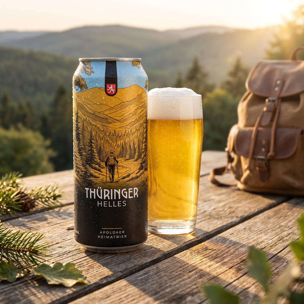 „Thüringer Helles“ 0,5 l Dose - 24er Tray