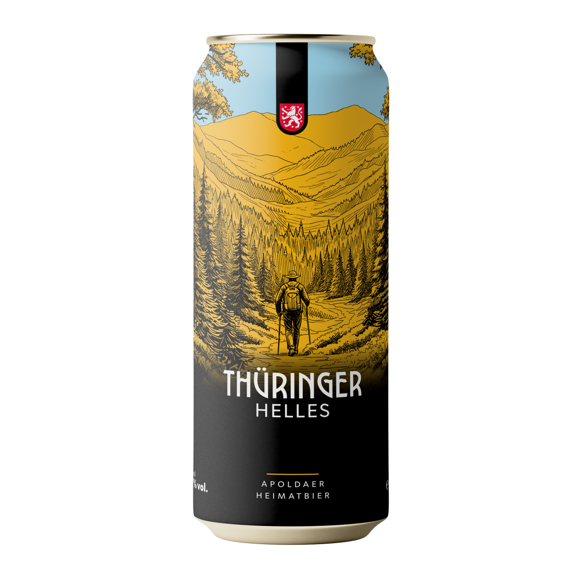 „Thüringer Helles“ 0,5 l Dose - 24er Tray