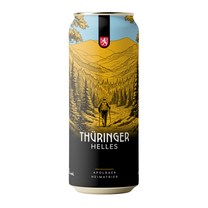 „Thüringer Helles“ 0,5 l Dose - 24er Tray