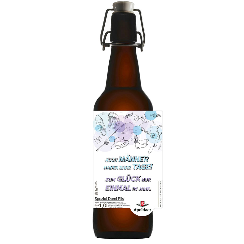 Vatertagsbier Motiv Männertage